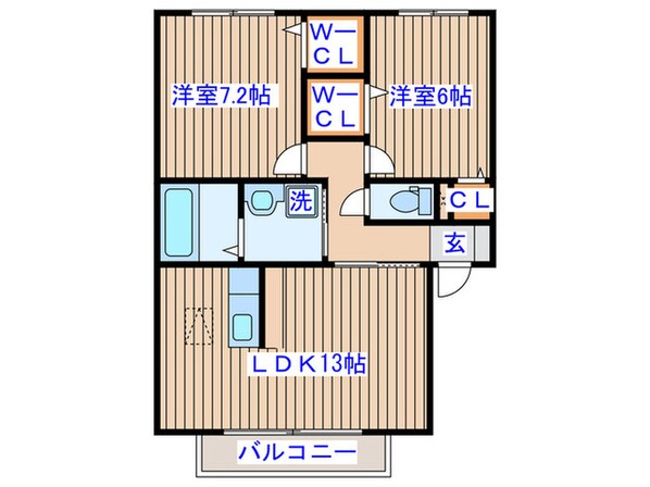 グランフォリエの物件間取画像